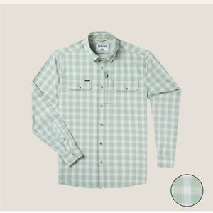 Poncho The Sapelo - Sage Plaid